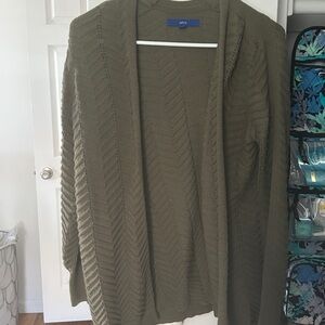 Apt. 9 Women's Olive Green Cardigan